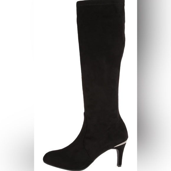 BCBGeneration Black Suede Raymona Slouch Boot - Picture 1 of 9